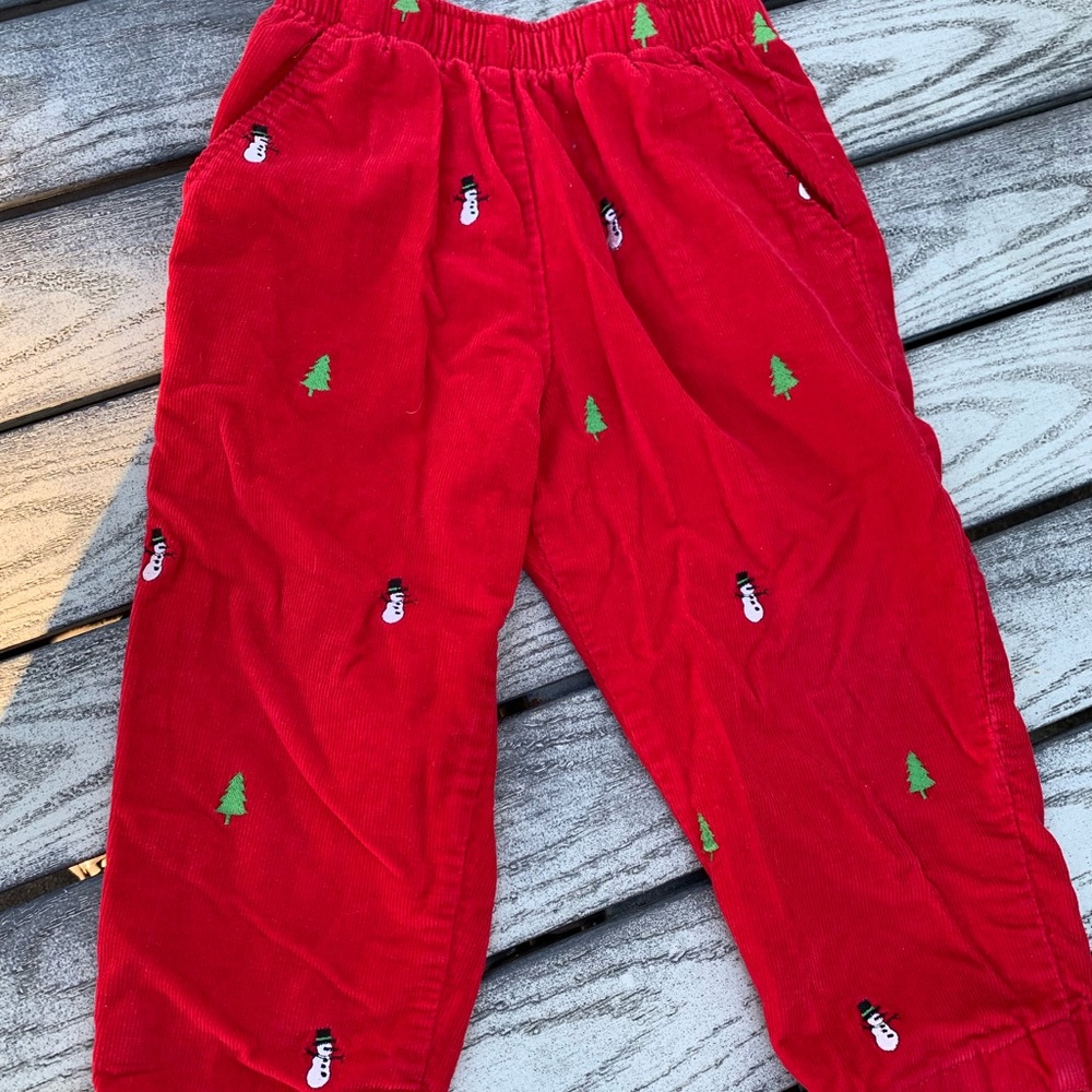 Rags Land Red Corduroy Boys Pants Size 3